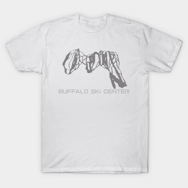 Buffalo Ski Center Resort 3D T-Shirt by Mapsynergy
